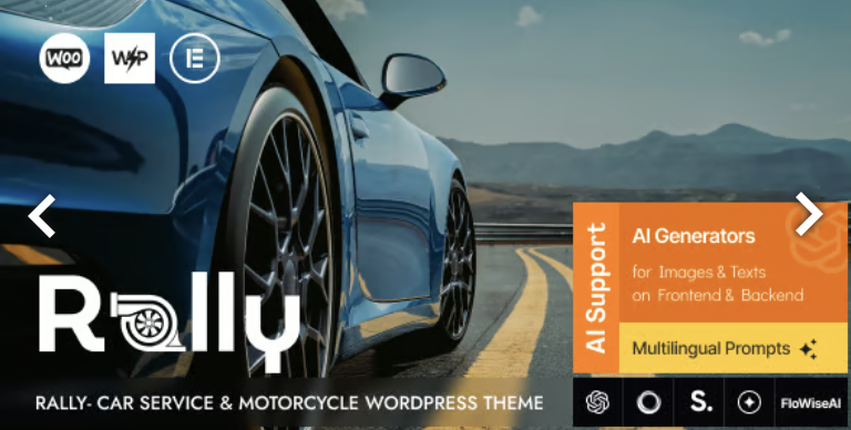 Rally - Car Service & Motorcycle WordPress Theme 2 Rally - Car Service & Motorcycle WordPress Theme