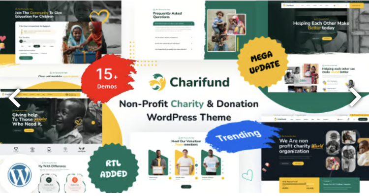 ChariFund - Charity WordPress Theme Multipurpose