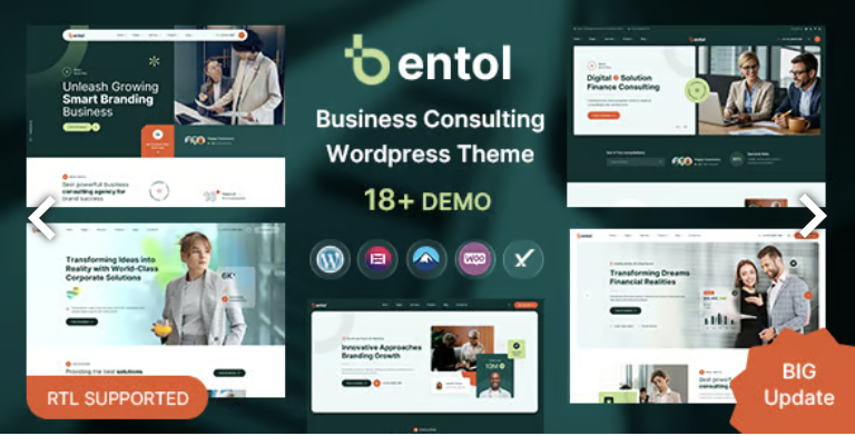 Bentol - Business Consulting WordPress Theme
