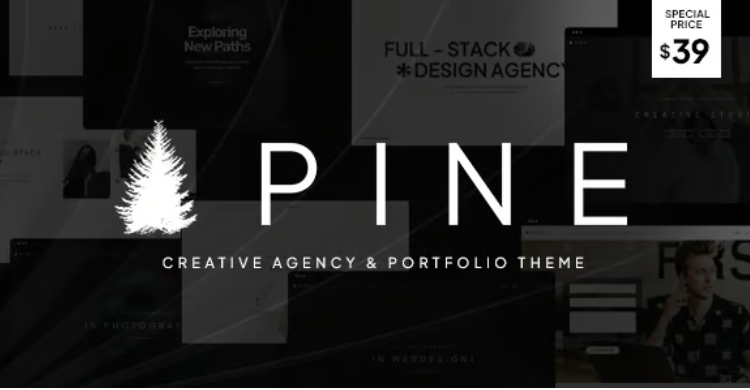 Pine - Creative Agency & Portfolio WordPress Theme