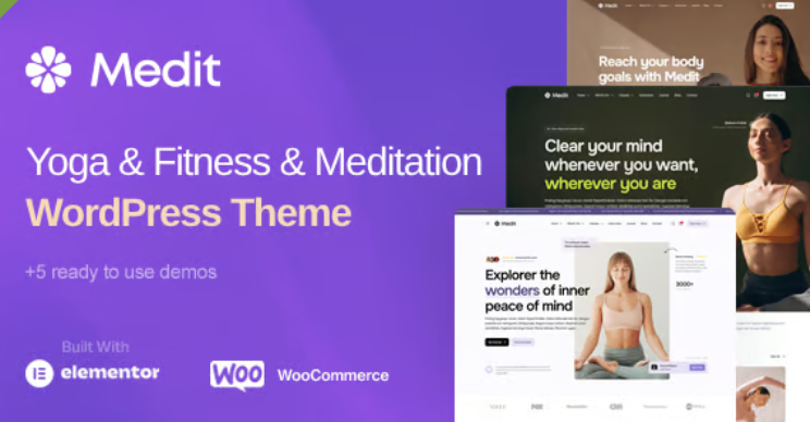Medit - Yoga & Meditation WordPress Theme