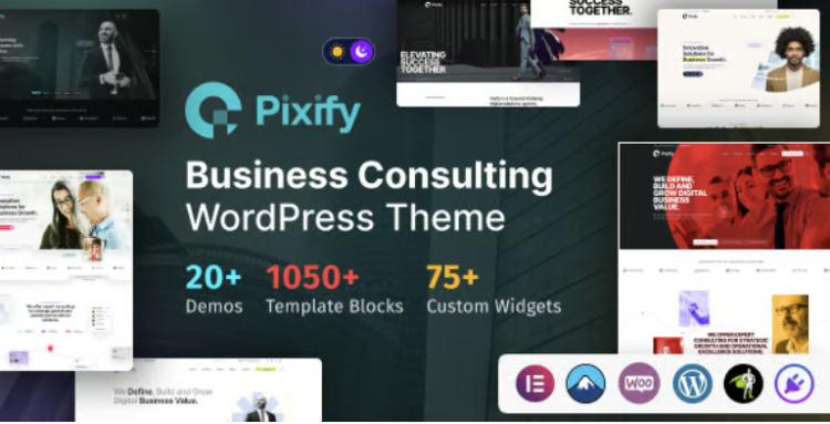 Pixify - Business Consulting WordPress Theme