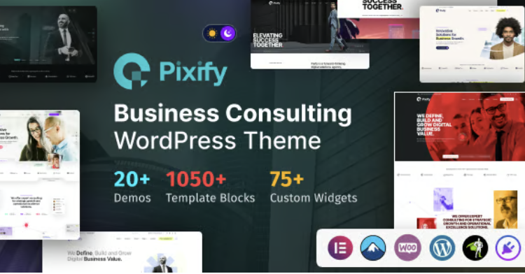 Pixify - Business Consulting WordPress Theme