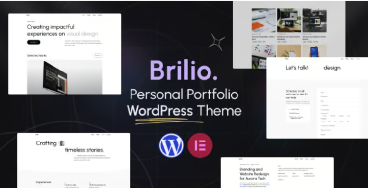 Brilio - Personal Portfolio WordPress Theme