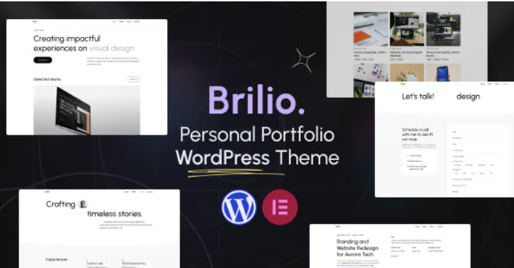 Brilio - Personal Portfolio WordPress Theme