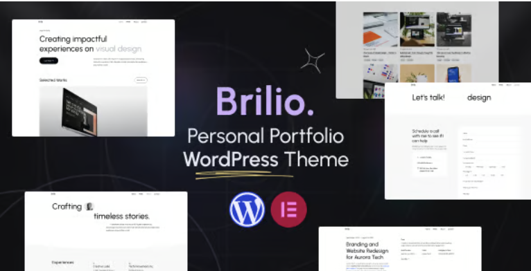 Brilio - Personal Portfolio WordPress Theme
