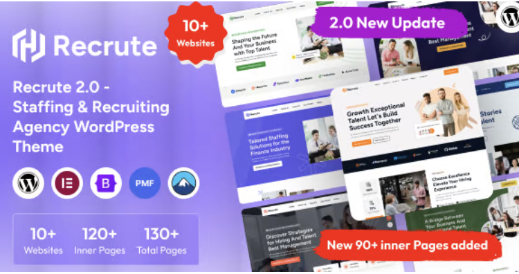Recrute - Staffing & Recruiting Agency WordPress Theme