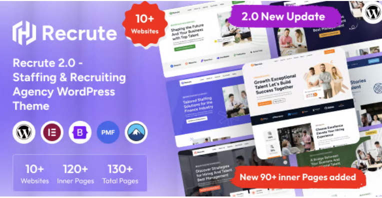 Recrute - Staffing & Recruiting Agency WordPress Theme