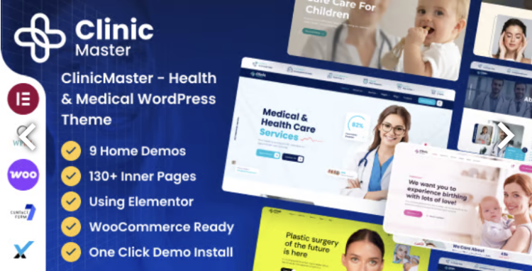 ClinicMaster - Health & Medical WordPress Theme