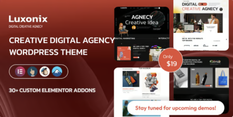 Luxonix - Creative Digital Agency WordPress Theme