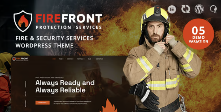 Firefront - Fire & Security Services WordPress Theme