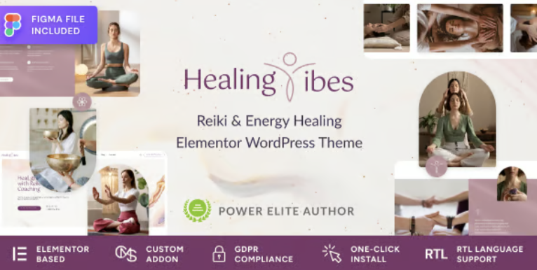 Healing Vibes - Reiki Healing & Meditation Coaching WordPress Theme 2 Healing Vibes - Reiki Healing & Meditation Coaching WordPress Theme