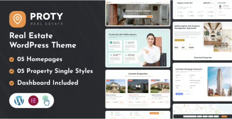 Proty - Real Estate WordPress Theme 2 Proty - Real Estate WordPress Theme