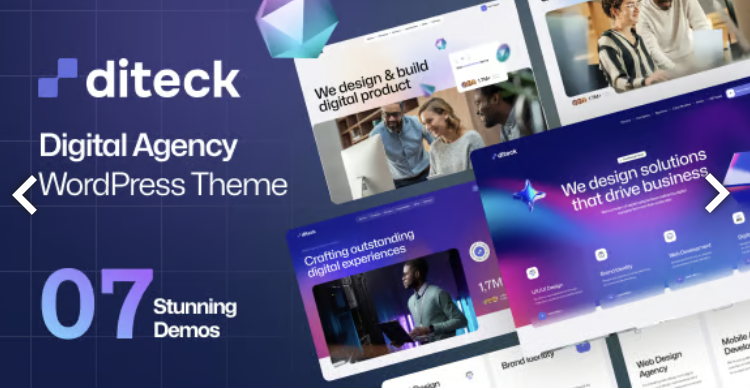 Diteck - Digital Agency WordPress Theme