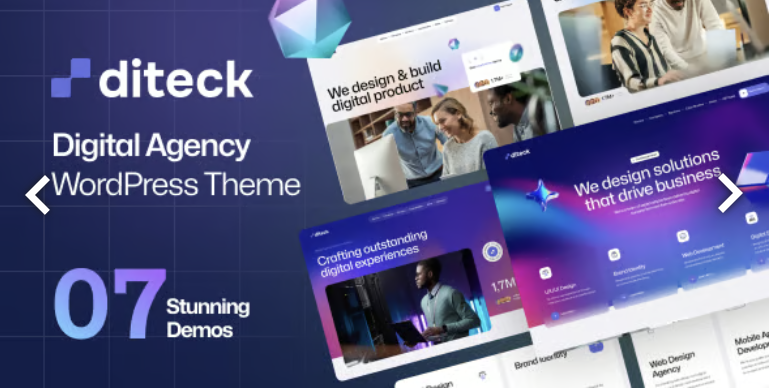 Diteck - Digital Agency WordPress Theme 2 Diteck - Digital Agency WordPress Theme