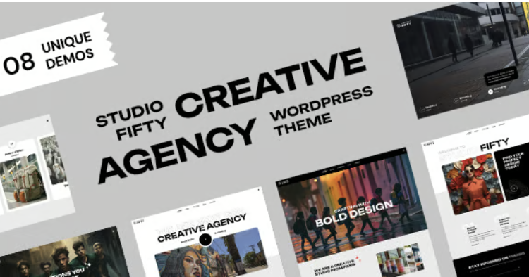 StudioFifty - Creative Agency and Portfolio WordPress Theme