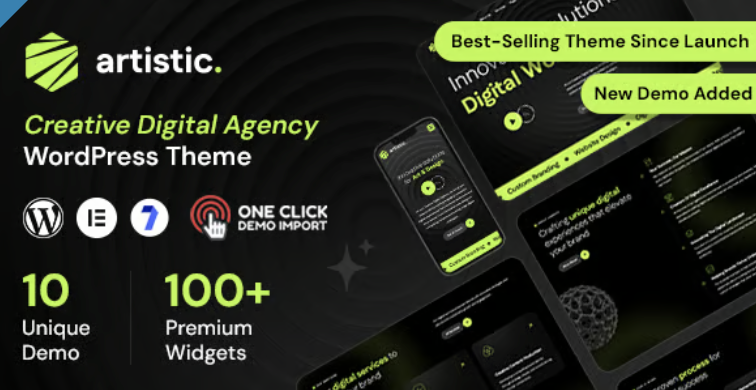 Artistic - Digital Marketing WordPress Theme 2 Artistic - Digital Marketing WordPress Theme