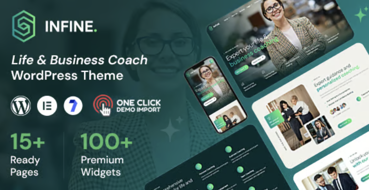 Infine - Life and Business Coach WordPress Theme