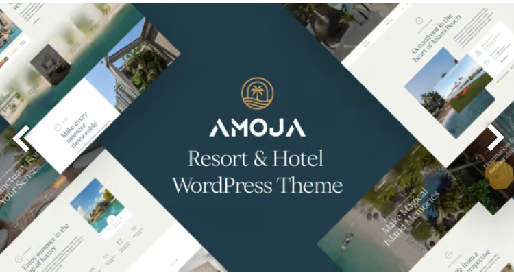Amoja - Resort & Hotel WordPress Theme