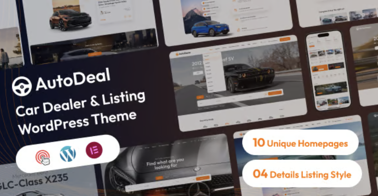 AutoDeal - Car Dealer & Listing WordPress Theme