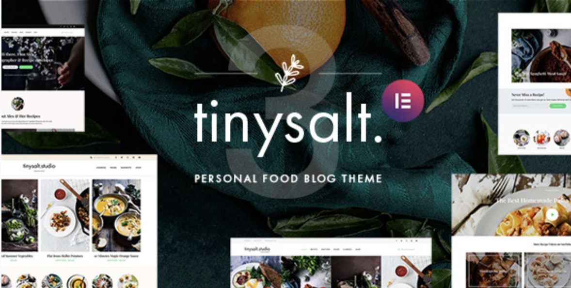 TinySalt - Personal Food Blog WordPress Theme 2 TinySalt - Personal Food Blog WordPress Theme