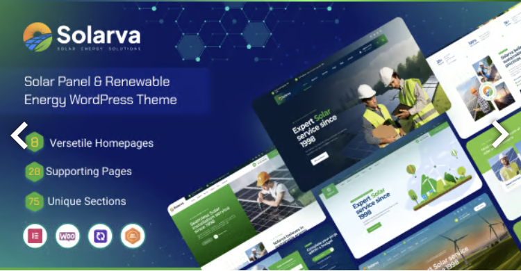 Solarva - Ecology & Solar Energy Theme