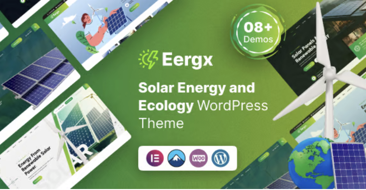Eergx - Ecology & Solar Energy WordPress Theme