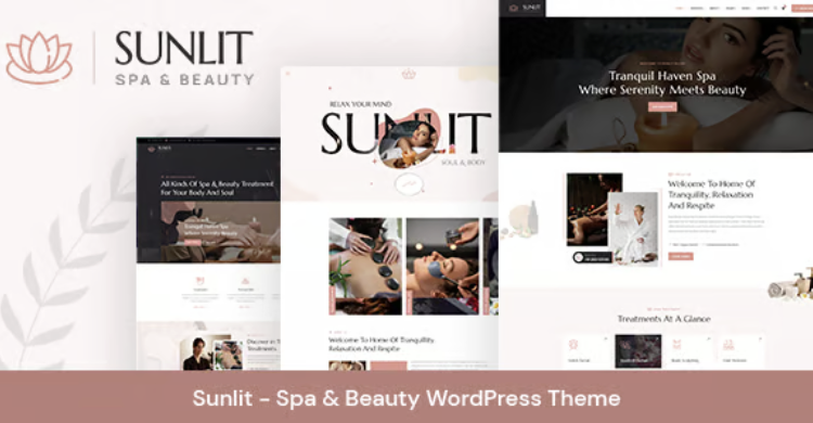 Sunlit - Spa & Beauty WordPress Theme