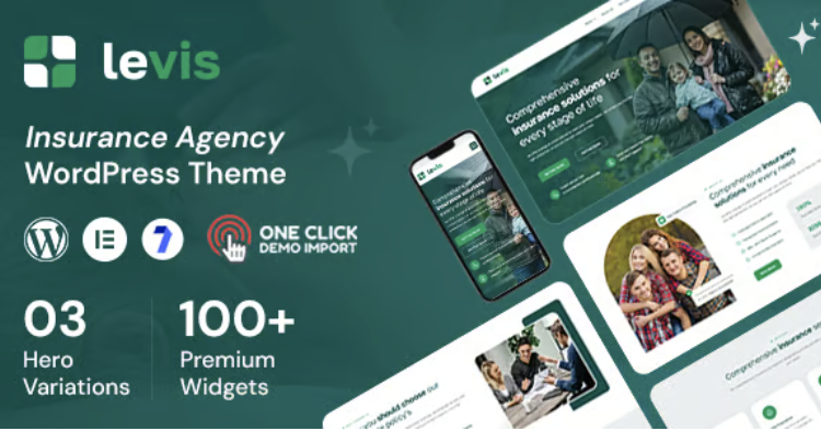 Levis - Insurance Company WordPress Theme