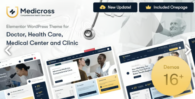 Medicross - Medical WordPress Theme