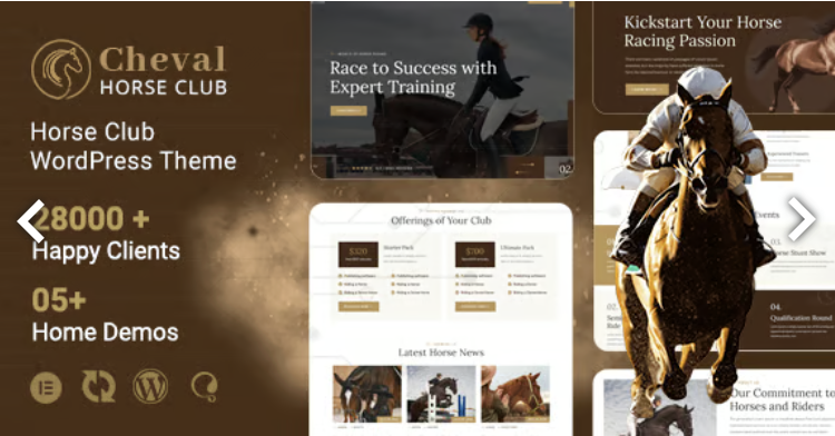 Cheval - Horse Club & Equestrian WordPress Theme