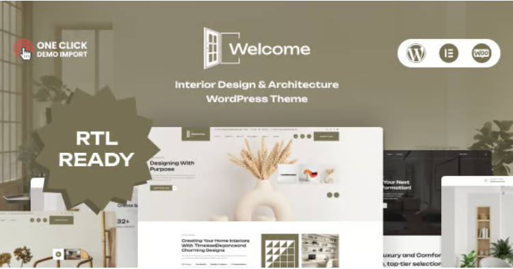 Welcome - Architecture and Interior Design WordPress Theme