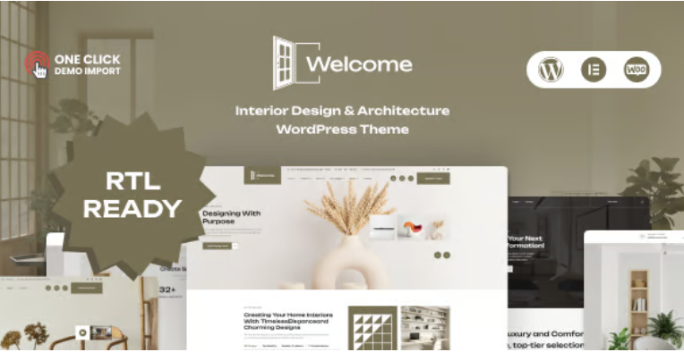 Welcome - Architecture and Interior Design WordPress Theme