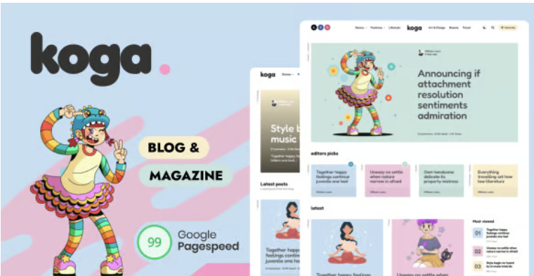 Koga - Blog & Magazine WordPress Theme 2 Koga - Blog & Magazine WordPress Theme