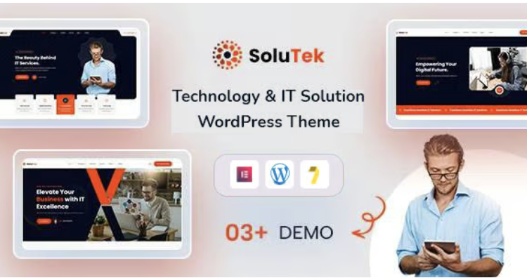 Solutek - Technology & IT Services WordPress Theme