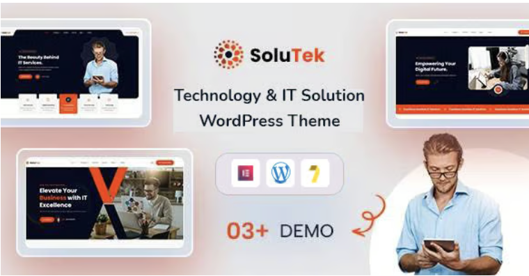 Solutek - Technology & IT Services WordPress Theme