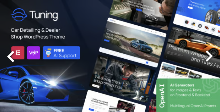 Tuning - Car Detailing & Dealer Shop WordPress theme 2 Tuning - Car Detailing & Dealer Shop WordPress theme