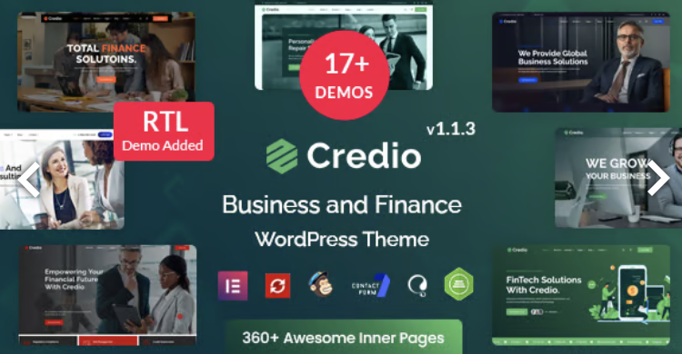 Credio - Business and Finance WordPress