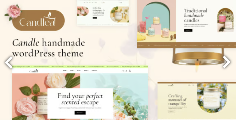 Candlea - Candle Handmade WordPress Theme