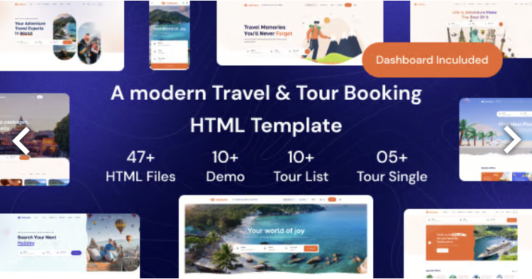 ViaTours - Travel & Tour Agency HTML Template