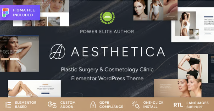 Aesthetica - Plastic Surgery & Beauty Clinic WordPress Theme