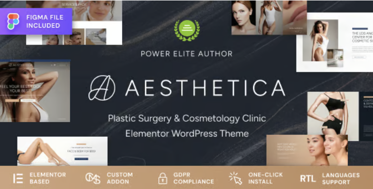 Aesthetica - Plastic Surgery & Beauty Clinic WordPress Theme