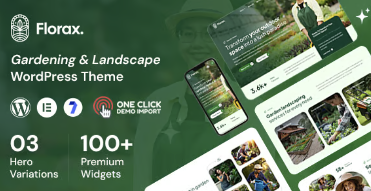 Florax - Landscaping WordPress Theme