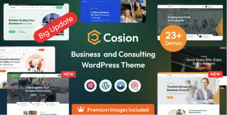Cosion - Business Consulting WordPress Theme