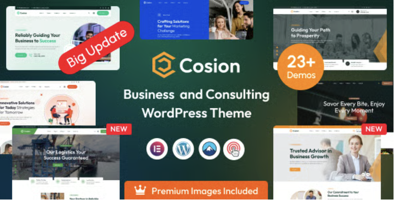 Cosion - Business Consulting WordPress Theme
