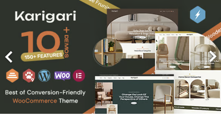Karigari - Professional Furniture & Home Decor WooCommerce Theme