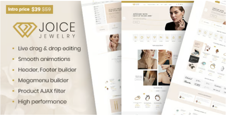Joice - Jewelry & Watches Store WordPress Theme