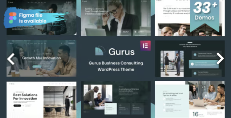 Gurus - Business Consulting WordPress Theme