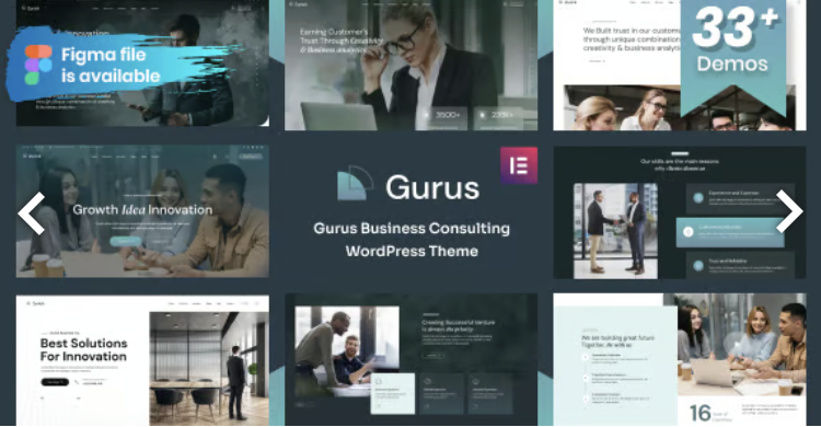 Gurus - Business Consulting WordPress Theme