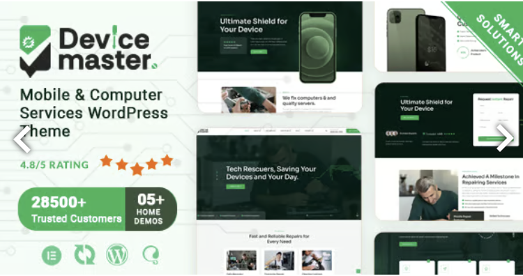 Devicemaster - Mobile & Computer Repair Services WordPress Theme